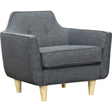 NyeKoncept Agna Armchair | Natural/Charcoal Gray 223394-A