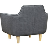 NyeKoncept Agna Armchair | Natural/Charcoal Gray 223394-A