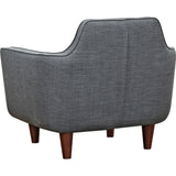 NyeKoncept Agna Armchair | Walnut/Charcoal Gray 223394-B
