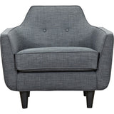 NyeKoncept Agna Armchair | Black/Charcoal Gray 223394-C
