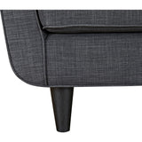 NyeKoncept Agna Armchair | Black/Charcoal Gray 223394-C