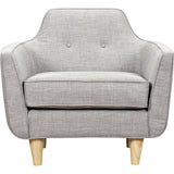 NyeKoncept Agna Armchair | Natural/Aluminium Gray 223396-A