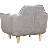 NyeKoncept Agna Armchair | Natural/Aluminium Gray 223396-A