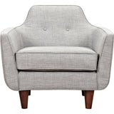 NyeKoncept Agna Armchair | Walnut/Aluminium Gray 223396-B