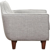 NyeKoncept Agna Armchair | Walnut/Aluminium Gray 223396-B