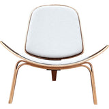 NyeKoncept Shell Chair | Walnut/Gray 224430-B