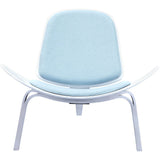 NyeKoncept Shell Chair | White/Glacier Blue 224431-A