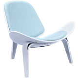 NyeKoncept Shell Chair | White/Glacier Blue 224431-A