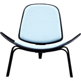 NyeKoncept Shell Chair | Black/Glacier Blue 224431-D