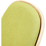 NyeKoncept Shell Chair | Natural/Avocado Green 224432-C