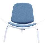 NyeKoncept Shell Chair | White/Dodger Blue 224434-A