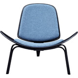 NyeKoncept Shell Chair | Black/Dodger Blue 224434-D