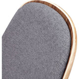 NyeKoncept Shell Chair | Walnut/Steel Gray 224435-B