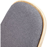 NyeKoncept Shell Chair | Natural/Steel Gray 224435-C