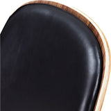 NyeKoncept Shell Chair | Walnut/Milano Black 224436-B