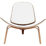 NyeKoncept Shell Chair | Walnut/Milano White 224437-B