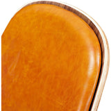 NyeKoncept Shell Chair | Walnut/Burnt Orange 224438-B