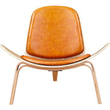NyeKoncept Shell Chair | Natural/Burnt Orange 224438-C