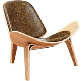 NyeKoncept Shell Chair | Natural/Palermo Olive 224439-C