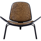 NyeKoncept Shell Chair | Black/Palermo Olive 224439-D