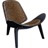 NyeKoncept Shell Chair | Black/Palermo Olive 224439-D