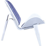 NyeKoncept Shell Chair | White/Weathered Blue 224442-A