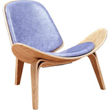 NyeKoncept Shell Chair | Natural/Weathered Blue 224442-C