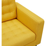 NyeKoncept Mina Sofa | Black/Papaya Yellow 224449-C