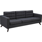 NyeKoncept Mina Sofa | Walnut/Charcoal Gray 224455-B