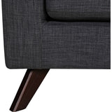 NyeKoncept Mina Sofa | Walnut/Charcoal Gray 224455-B