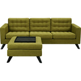 NyeKoncept Mina Sofa Set | Black/Avocado Green 224482-C