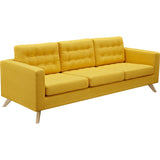 NyeKoncept Mina Sofa Set | Natural/Papaya Yellow 224483-A