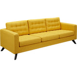 NyeKoncept Mina Sofa Set | Black/Papaya Yellow 224483-C