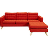 NyeKoncept Mina Sofa Set | Natural/Retro Oranege 224484-A