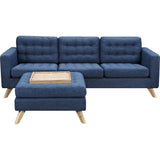 NyeKoncept Mina Sofa Set | Natural/Stone Blue 224485-A