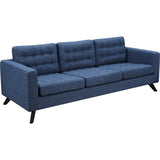 NyeKoncept Mina Sofa Set | Black/Stone Blue 224485-C