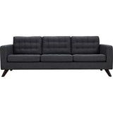 NyeKoncept Mina Sofa Set | Walnut/Charcoal Gray 224486-B