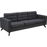 NyeKoncept Mina Sofa Set | Black/Charcoal Gray 224486-C