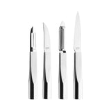 Degrenne L'E Starck Kitchen Peeler Set of 4 | Stainless Steel