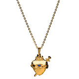 Awe Inspired Immaculate Heart Charm Necklace | Standard Cable Chain