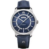 Maurice Lacroix PONTOS Day Date 41mm | Stainless Steel Case with Dark Blue Dial