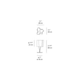 Artemide Logico E12 Mini Table Lamp Max 3X40W