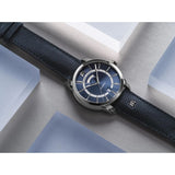 Maurice Lacroix PONTOS Day Date 41mm | Stainless Steel Case with Dark Blue Dial