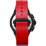 Brera Milano Granturismo Gt2 Chronograph Quartz Watch | Stainless Steel/IP Black/Red Strap