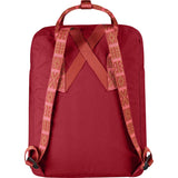 Fjallraven KŒnken Backpack | Deep Red/Folk Pattern - F23510 325-903
