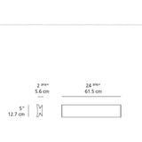 Artemide Lineacurve Wall/Ceiling Light | 24 Mono Dual 21W 3000K 90CRI DIM 2-Wire UNV