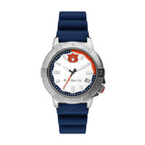 Columbia Collegiate Peak Patrol Auburn Tigers Men's Analog Watch | Blue Silicone Strap