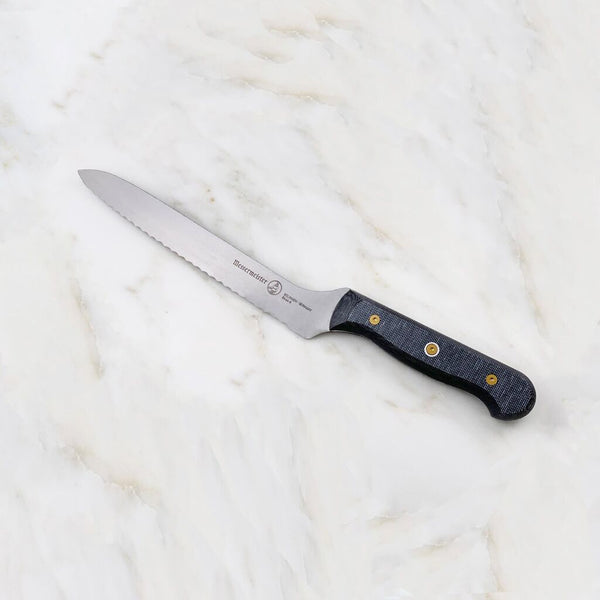 Messermeister Custom Scalloped Offset Knife | 8"