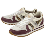 Gola Women's Daytona Safari Sneakers | Off White/Windsor Wine