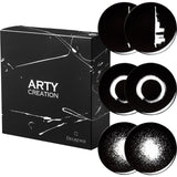 Degrenne Arty Creation Round Plate 8" | Set of 6